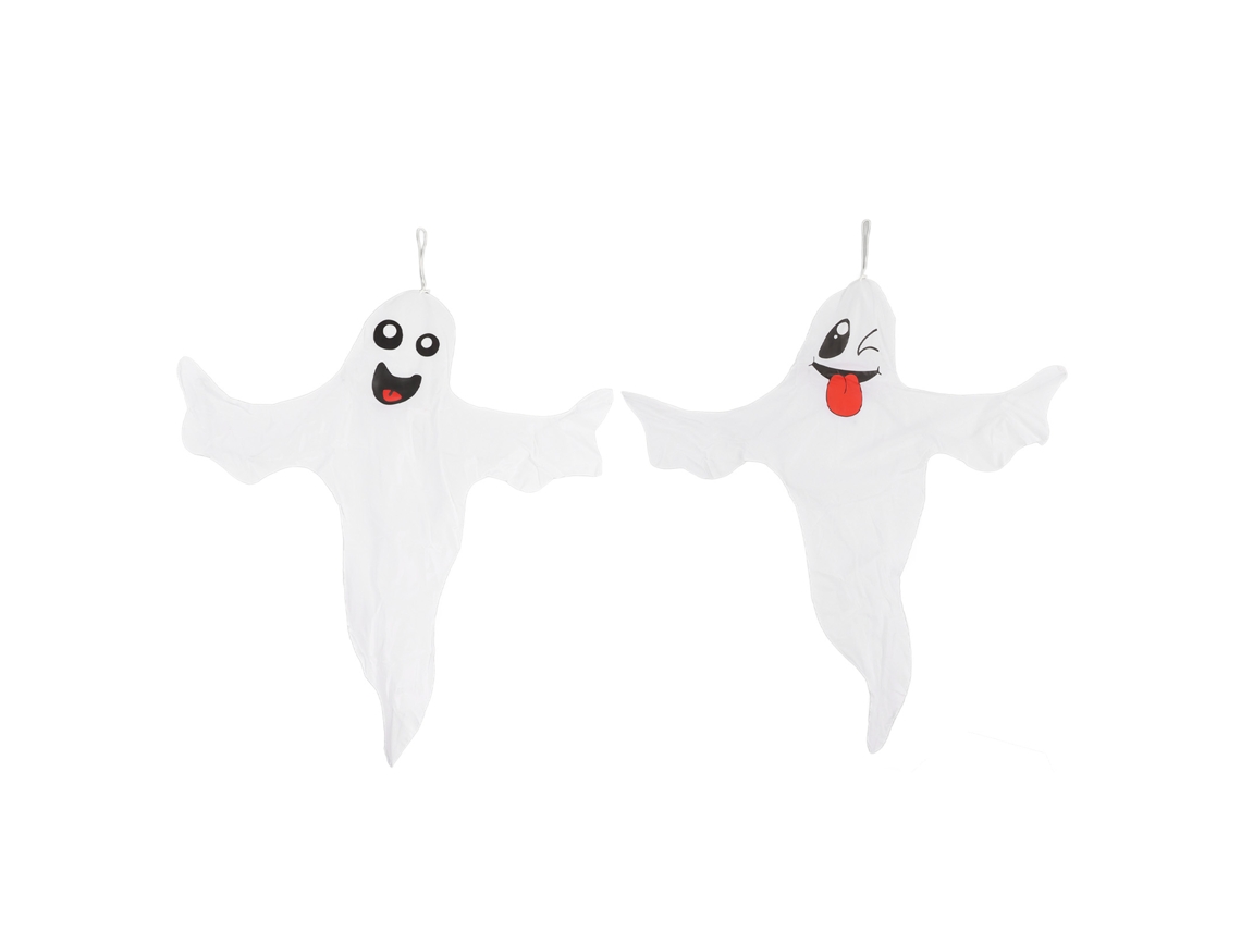Mali 2pcs Pingente de Fantasma de Tela para Halloween Decoração Exterior Balançante para Festas