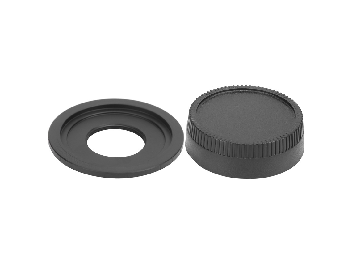 Anel Adaptador De Lente Cai Com Tampa Posterior Para Lente C Mount Em Câmera Nikon Ai Mount