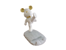 Suporte de mesa para telefone, urso branco, exclusivo, EOOCOO