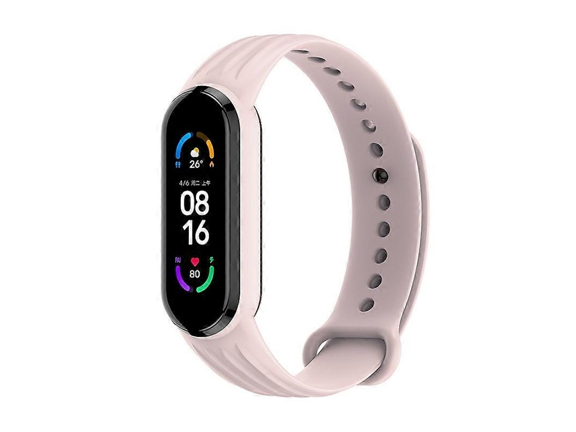 Pulseira De Silicone Com Textura De Salgueiro Para Xiaomi Mi Band 6/5