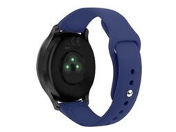 Lurelia Pulseira Garmin Vivoactive 3/ Vivomove Hr, De Silicone Com Fivela Invertida Cor Sólida, Azul - Marinho