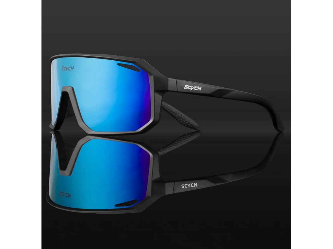 (estilo C2) Óculos De Sol Unissex Para Ciclismo Com Lentes De Polímero Semitransparentes Resistentes A Impactos E Com Proteção Uv400.