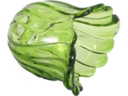 Abajur De Mesa Em Vidro Verde Com Ampla Compatibilidade E Iluminação Suave, Ideal Para Decoração De Interiores.