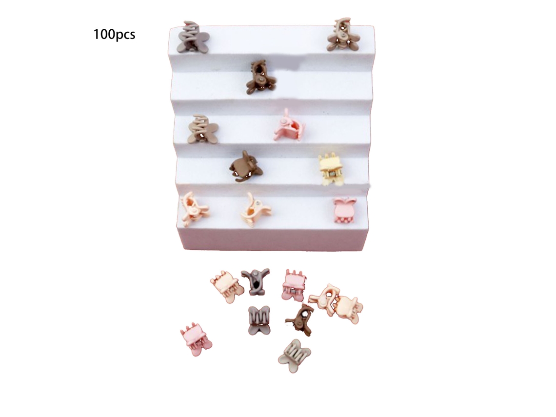2026 100 Clips para Cabelo Mini Bonitos para Mulheres e Meninas