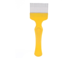 Garfo para Remover Tampa de Mel 21 Dentes Aço Inoxidável S/MARCA
