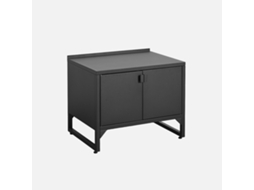 Cozinha Exterior em Aço 2 Portas, 80cm, Preto SWEEEK