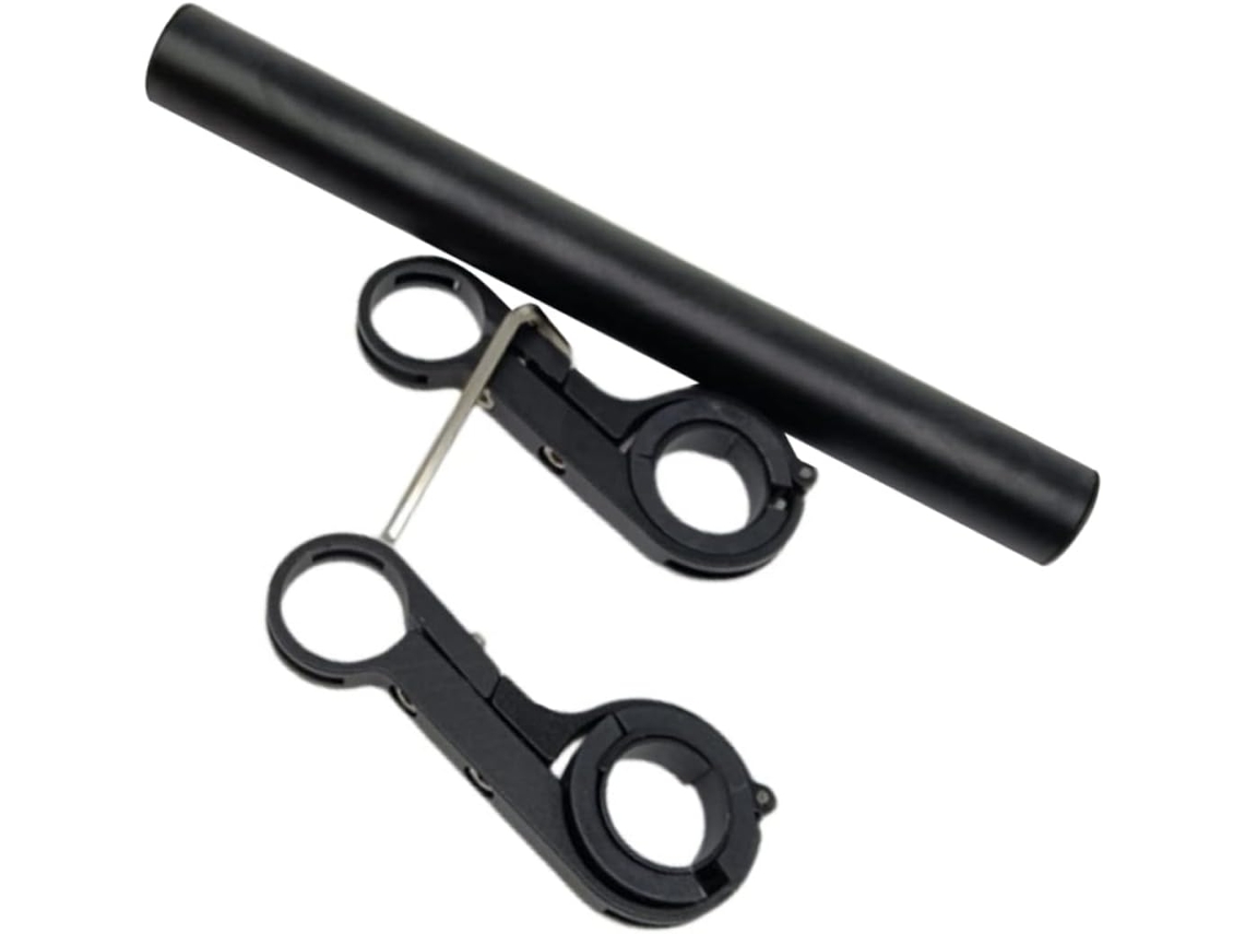 Suporte Extensor De Guidão De Alumínio Reforçado Para Bicicleta, Ideal Para Luzes E Velocímetros. Gokoco