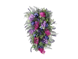 Decoração de Parede Tulipa Roxa LAXISCREED, 45x30cm, Cor Roxo Profundo