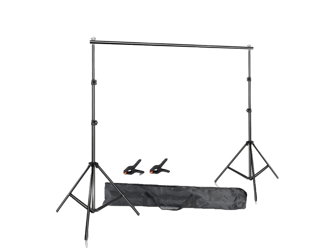 Suporte De Fundo Para Estúdio De Fotografia, Altura Ajustável, Bolsa De Transporte Portátil,2mx3m,novo Regular Oem