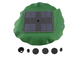 Fonte Solar com Bomba Sem Escova 8v 1.6w para Jardim Lago Piscina Decoração Pássaros | S/MARCA