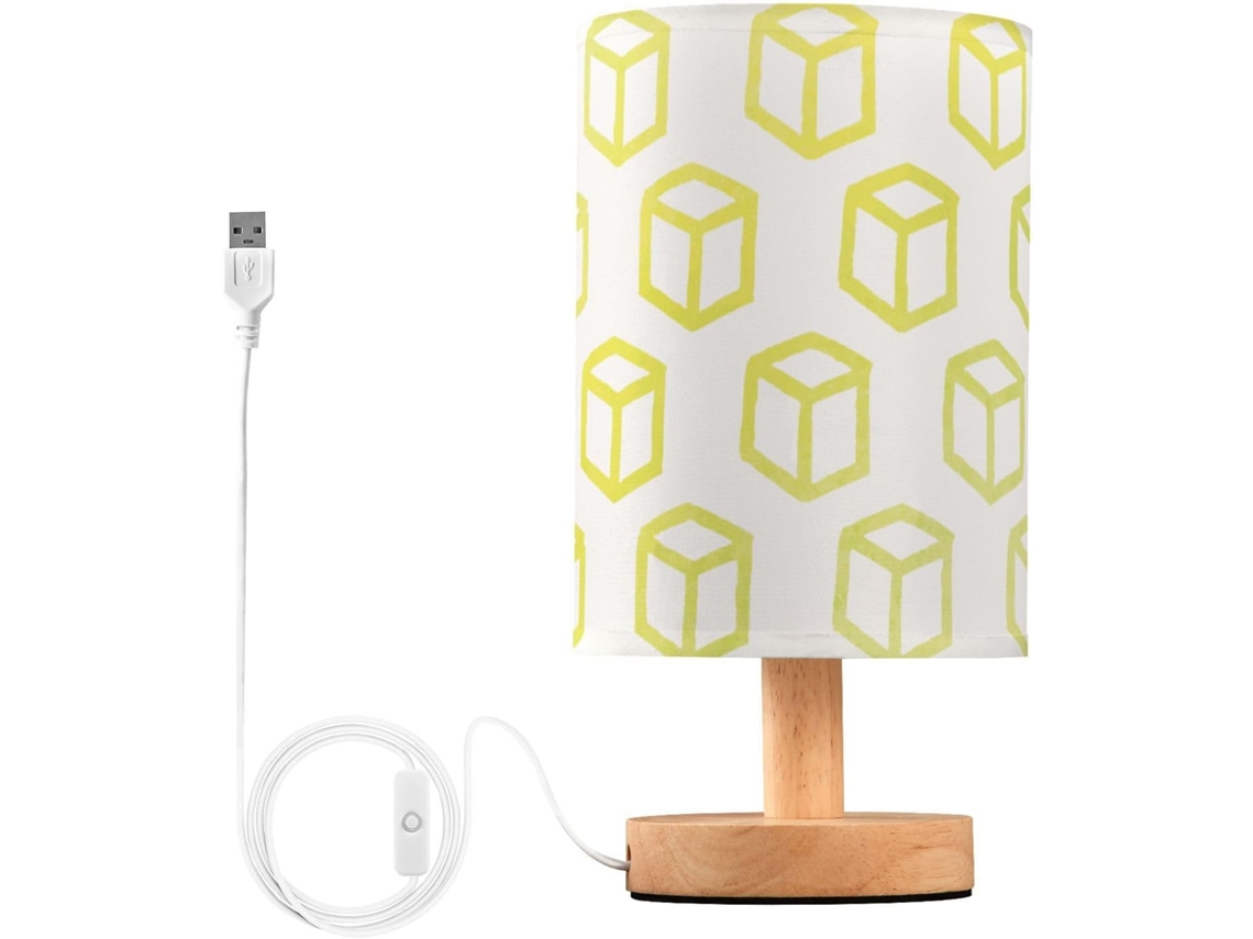 Luminária de mesa Kll USB com padrão decorativo e 7 luzes para meninas