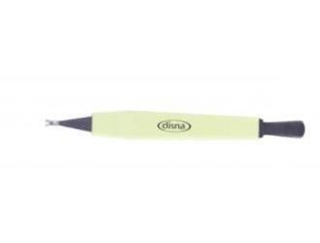 Pinça de cutícula plana inoxidável 11 8 cm DISNA