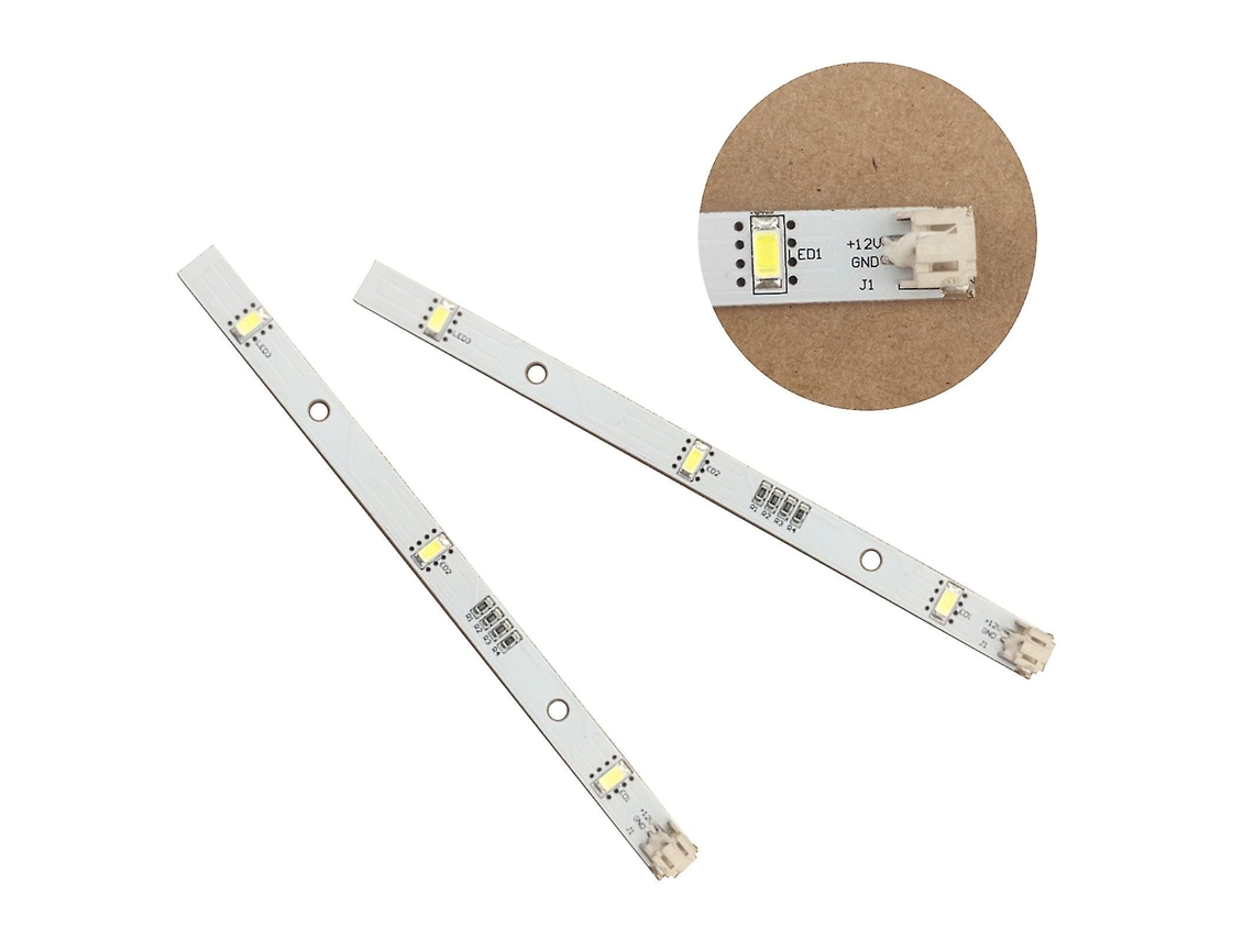2 Fitas de Led para Geladeira/freezer Rongsheng Hisense Logic Mddz, 162a 1629348 BRILVIBERA