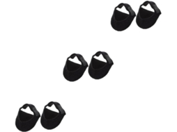 3 Pares De Protetores Calcanhar Silicone, Almofada Antiderrapante Para O Calcanhar, Manga Protetora Para O Calcanhar
