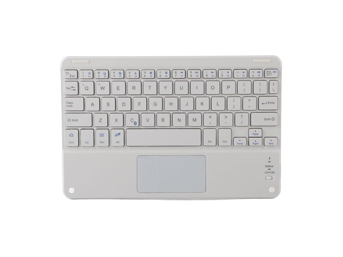2026zentro-teclado Bluetooth Com Touchpad 9 Polegadas, Design Scissors Feet, Ultra Slim Para Laptop