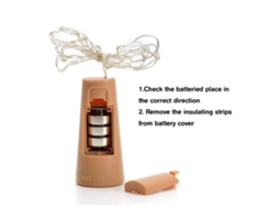 20 Led Mini Luzes Fadas de Rolha de Vinho | S/MARCA