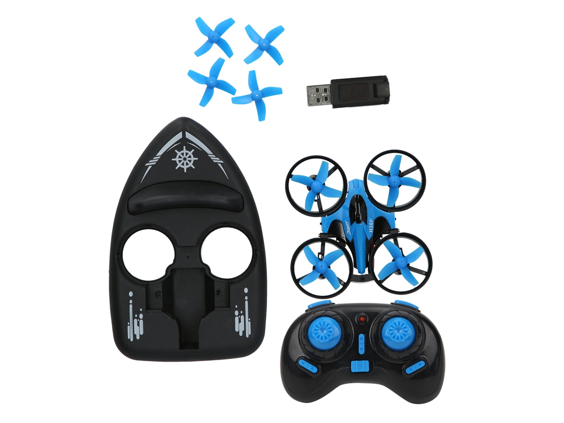Ats brinquedo Drone Rc 3 em 1 Modo Sem Cabeça Barco Remoto Elétrico para Crianças Azul