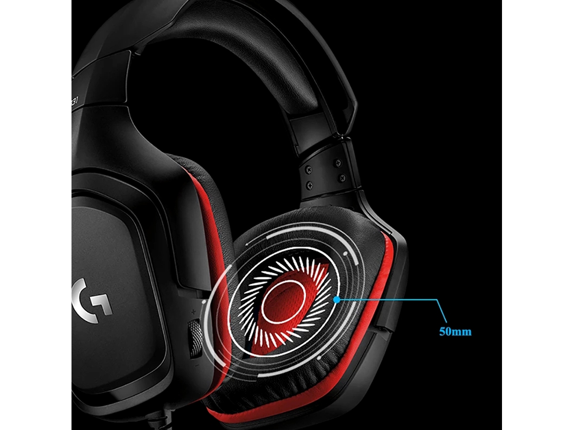 Fone de Ouvido Gamer Logitech G331 com Fio para Computador Desktop