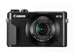 Máquina Fotográfica Compacta CANON PowerShot G7 X Mark II 20.1MP (Preto - 20.1  MP - Sensor: 1" - ISO: 125 a 12800)