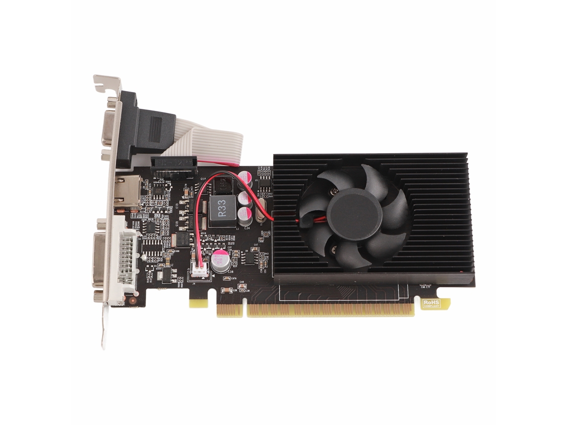 Placa De Vídeo Para Jogos Gt730 4gb Ddr3 128bit Pcie 2.0 X8 Com Hdmi Dvi Vga