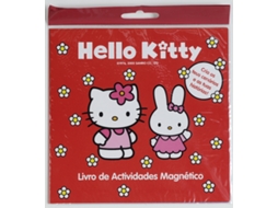 Livro com imãs Hello Kitty
