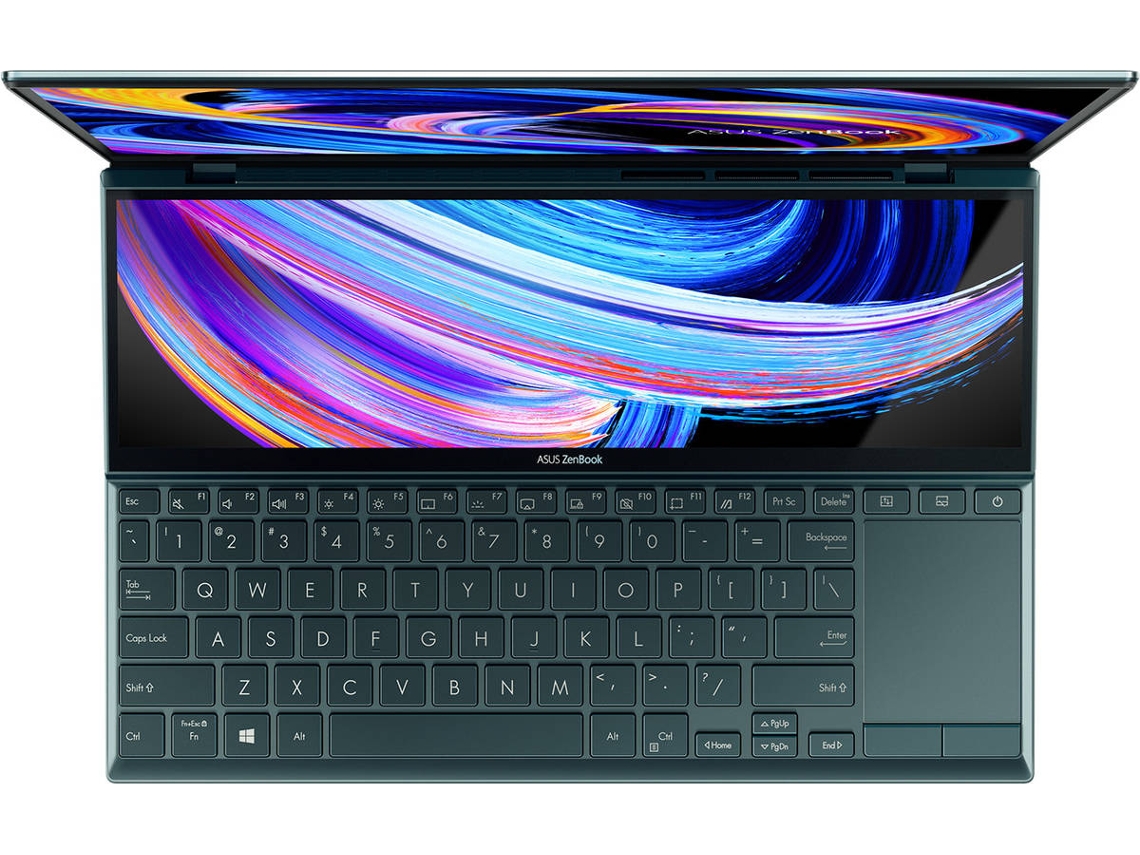 Portátil ASUS Zenbook Duo UX482EG-71DM5AB1 (14'' - Intel Core i7-1165G7 - RAM: 16 GB - 1 TB SSD - NVIDIA GeForce MX450)