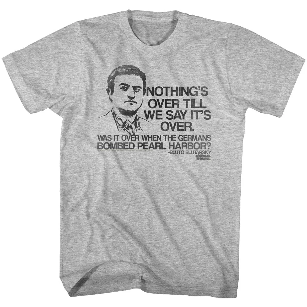 Rockinstone Animal House Movie Pearl Harbor Heather Gray Adult T-shirt Size:xl