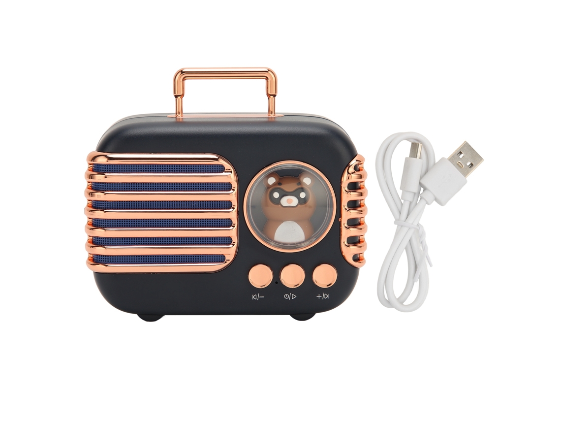 Caixa de som Bluetooth portátil, suporte cartão TF EOOCOO