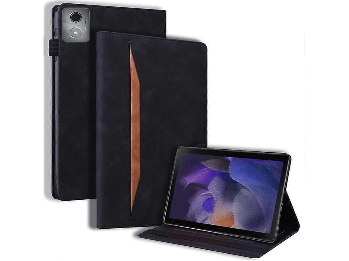 Capa Para Tablet Compatível Com Lenovo Tab M11 Plus / Tab K11 Plus Em Couro Pu Com Suporte Para Cartão E Múltiplos Ângulos De Visão.