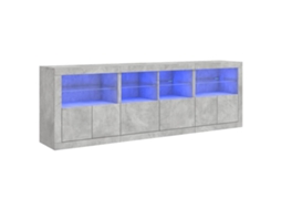 Sideboard, Sideboards Vidaxl Cinzeto Madeira Processada (n/a)