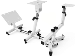 Suporte AROZZI de Simulador de Corridas em Metal Branco