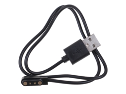 Cabo De Carregamento Universal Magnético De 2 Pinos E 4 Mm Para Pulseira Espacial