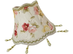 Luminária De Mesa Vintage Leve Com Revestimento Em Tecido E Soquete E27.