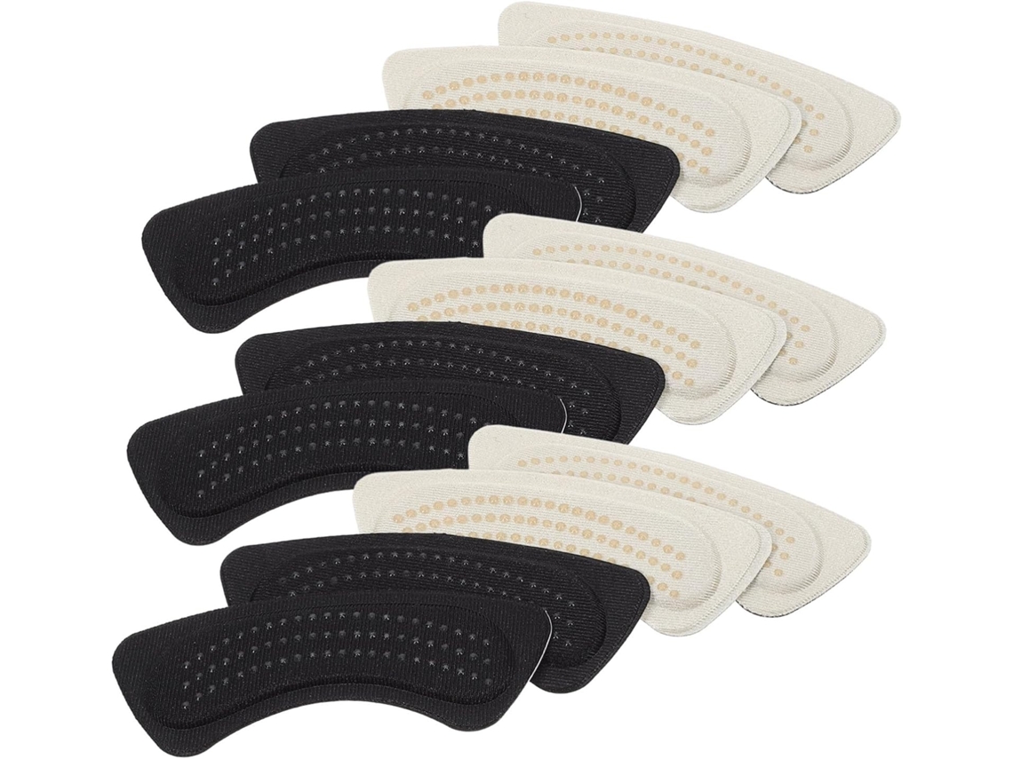 6 Pares De Palmilhas Calcanhar Substituíveis, Antiderrapantes E Confortáveis Para Sapatos Femininos Masculinos
