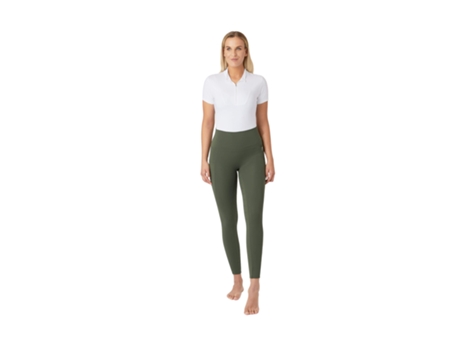 Leggings de Mulher para Equitação HORZE Full Grip Gillian Verde (42)