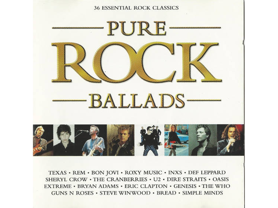 CD Pure Rock Ballads - Pure Rock Ballads, 36 Essential Rock Classics