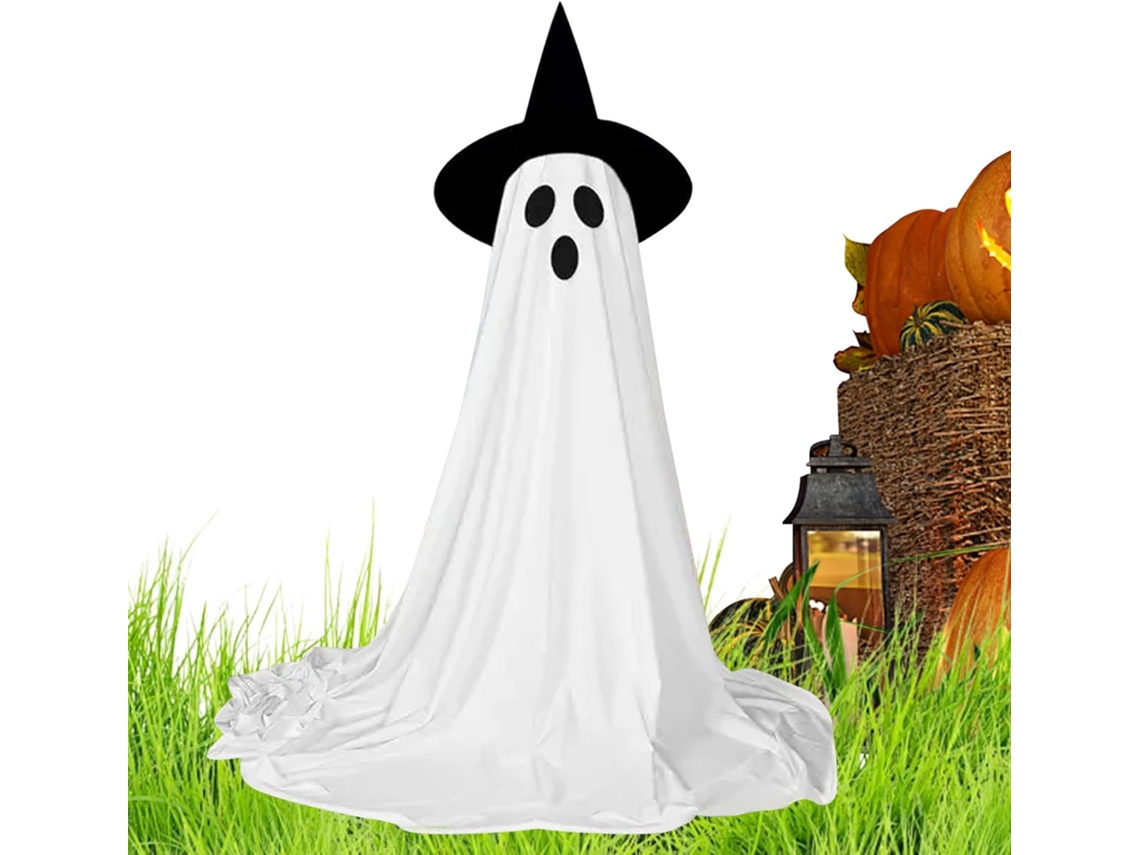 Fantasma de Halloween, Luzes de Festa Fantasma Assustadoras com Controle Remoto e LED, Luzes Decorativas
