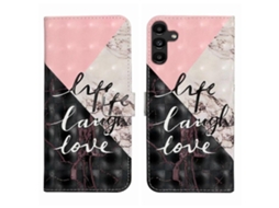 Capa De Celular Em Couro Com Desenho 3d Em Relevo A Óleo Para Samsung Galaxy A17 5g