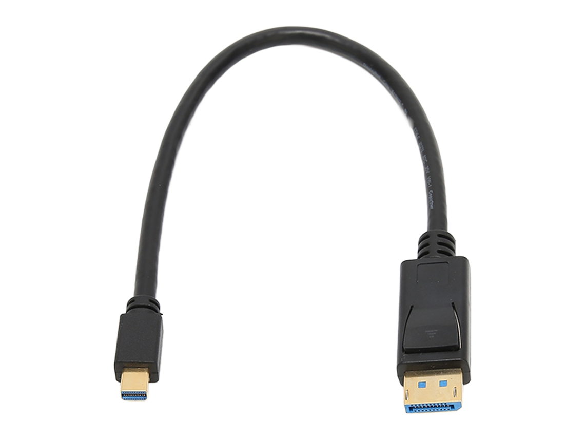 Cabo Mini Dp Para Displayport 8k 60hz 4k 144hz 32.4gbps Transmissão Bidirecional 30cm