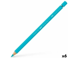 Lápis de Cores FABER-CASTELL Albrecht Dürer 154 Turquesa 6 Unidades