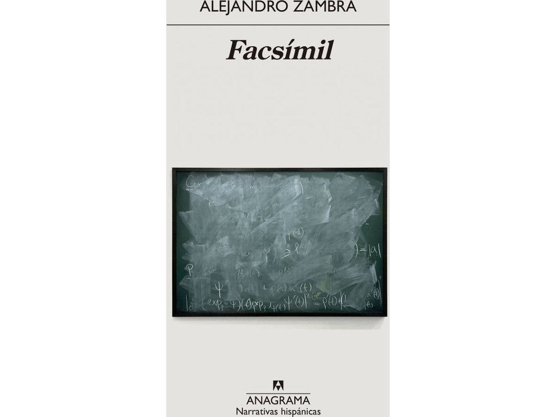Livro Facsímil de Alejandro Zambra (Espanhol)