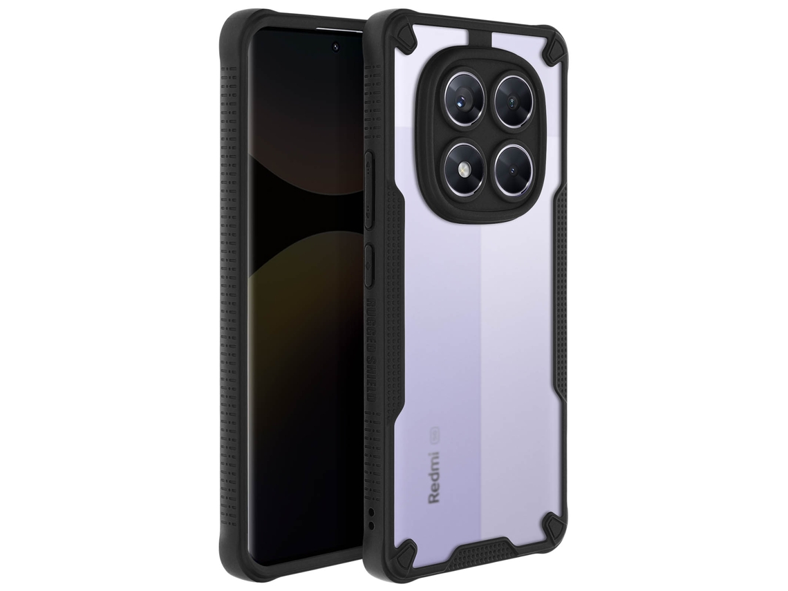 Avizar Capa Redmi Note 14 Pro/plus Antichoque Fosco Anti-impressão Preto
