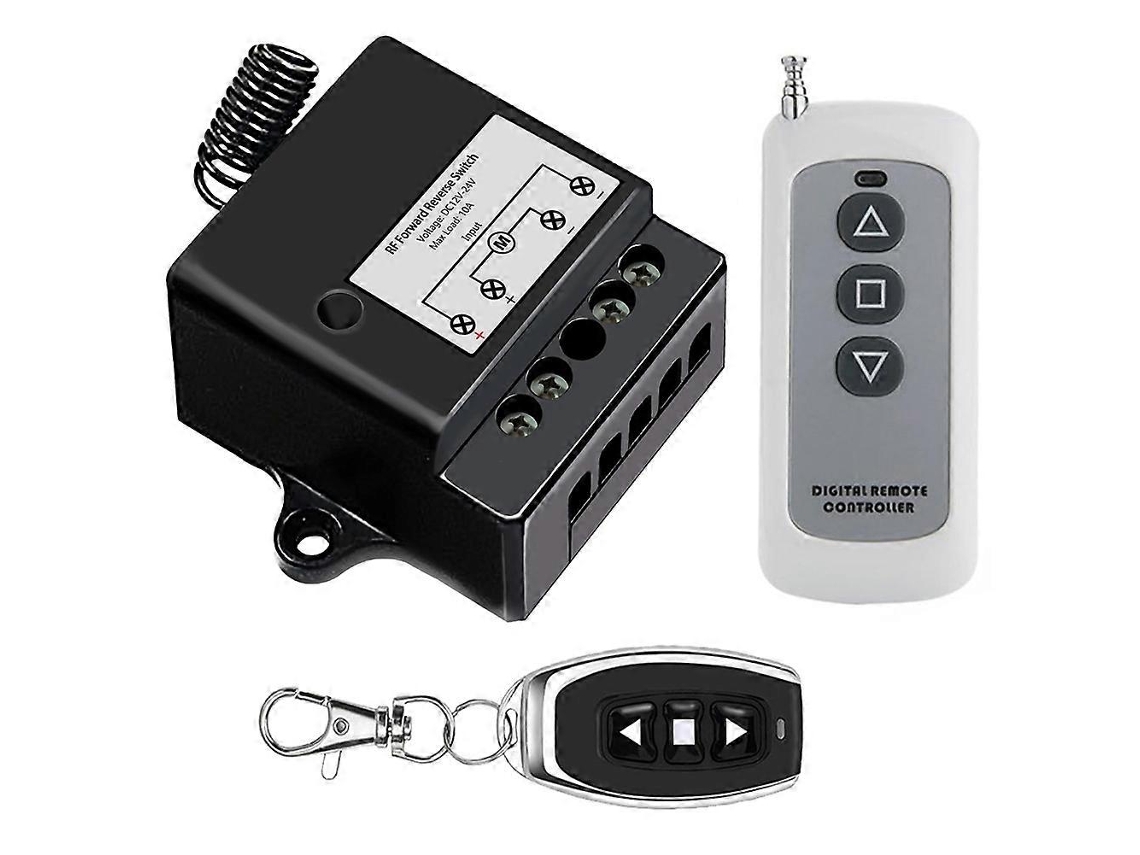 Comando À Distância Para Dc12v-24v Forward Reverse Interruptor, Linear Actuator, 10a Current, 165 Ft Range