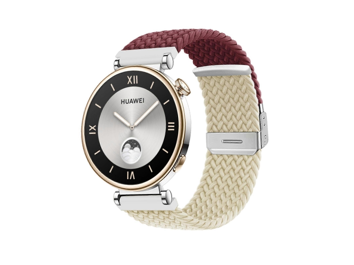 Pulseira De Nylon Trançado Com Fivela Integrada Para Huawei Watch Gt4 41mm