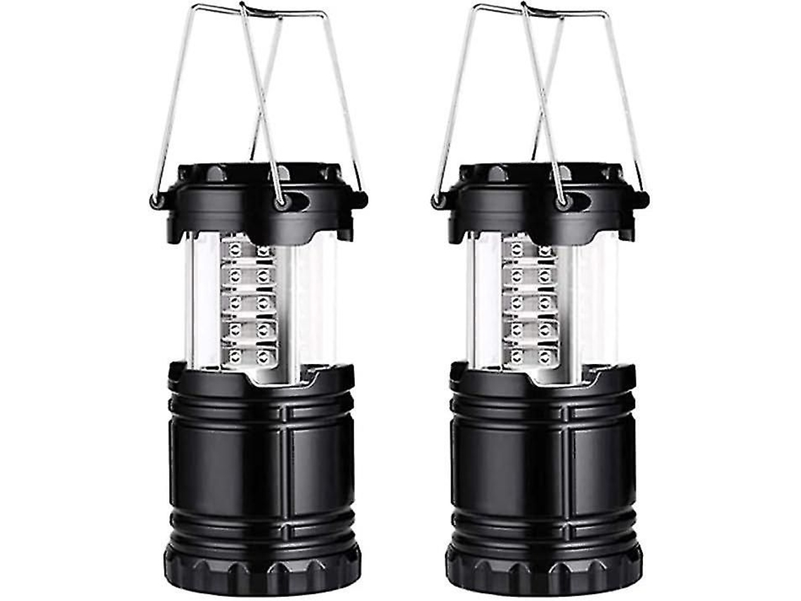 Kit Com 2 Lanternas De Acampamento Led Com Brilho Ajustável