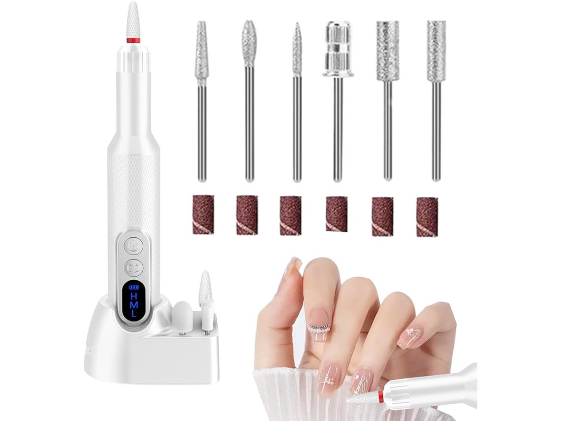 Lixadeira Elétrica Profissional Para Unhas – 13 X 2,3 X 2,3 Cm