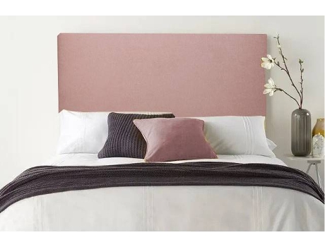Cabeceira de Cama DECORQUALITY Liso (Rosa - Tecido Antinódoas - 180 x 70 cm)
