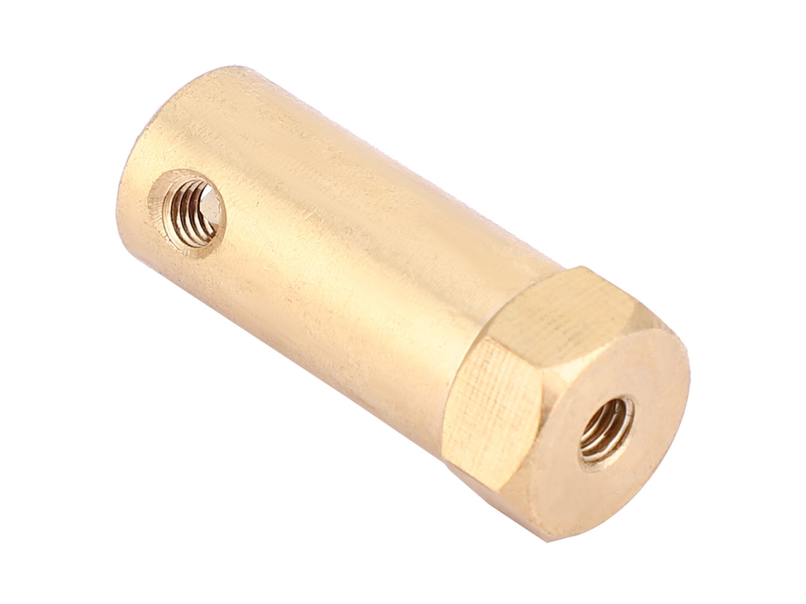 Conector De Motor Em Latão Hexagonal 30mm 5pcs