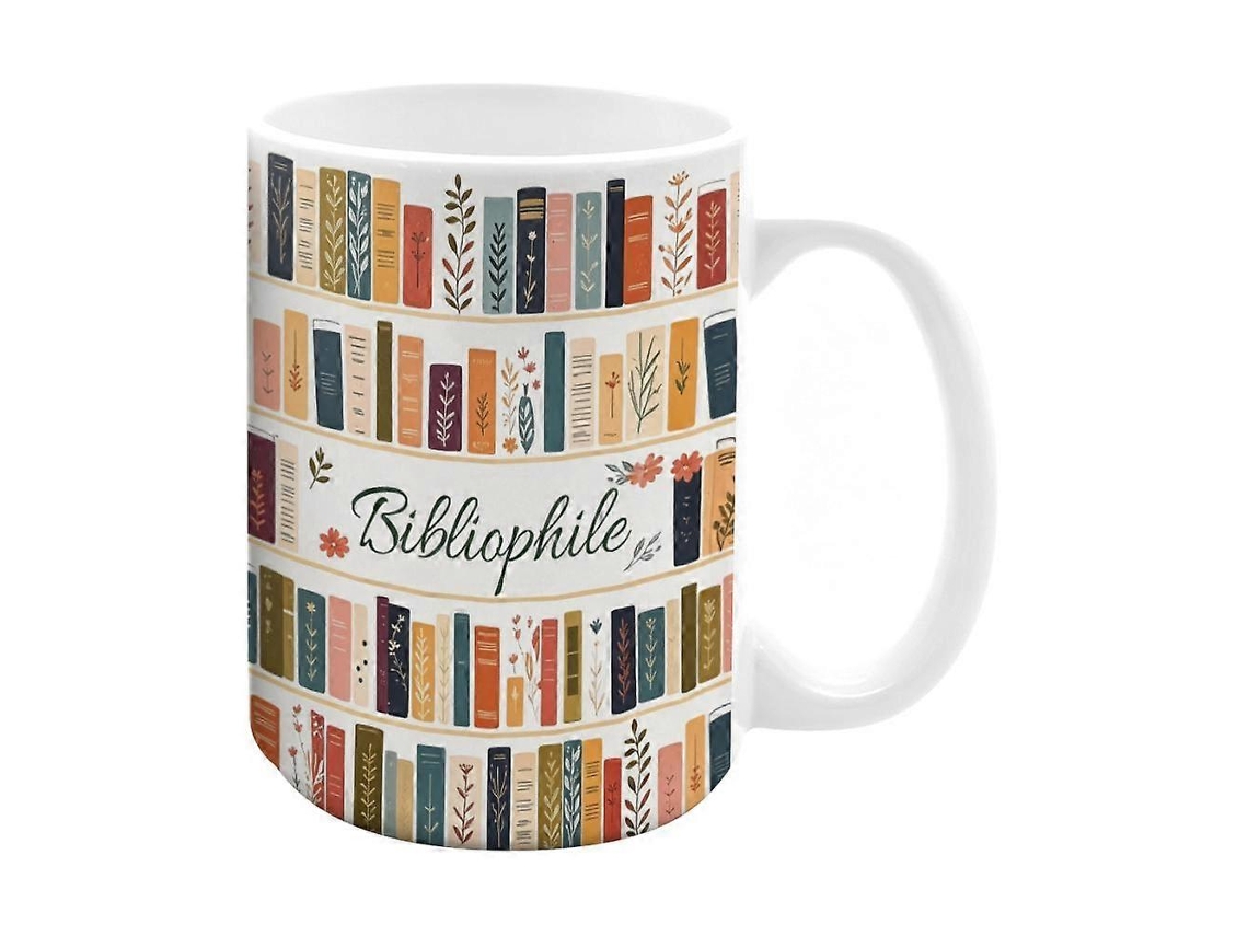 Caneca Para Amantes De Livro - Xícara De Café Com Romances Empilhados Presente Para Leitores Professores E Leitores Ávidos