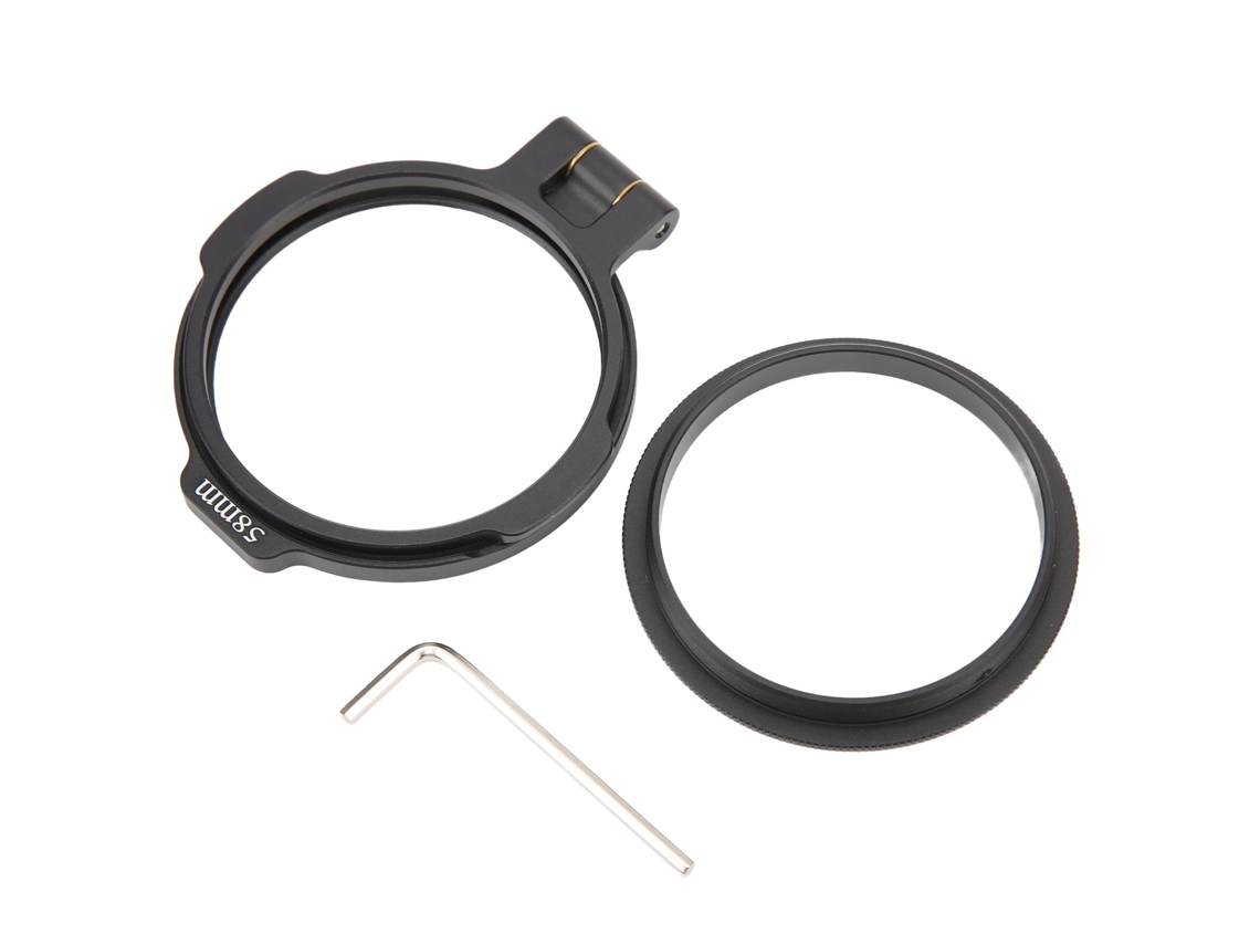 Suporte Para Filtros De Lente Resistente E Duradouro, Troca Rápida, Múltiplos Tamanhos, Anel Adaptador Conveniente Para Lente 58mm